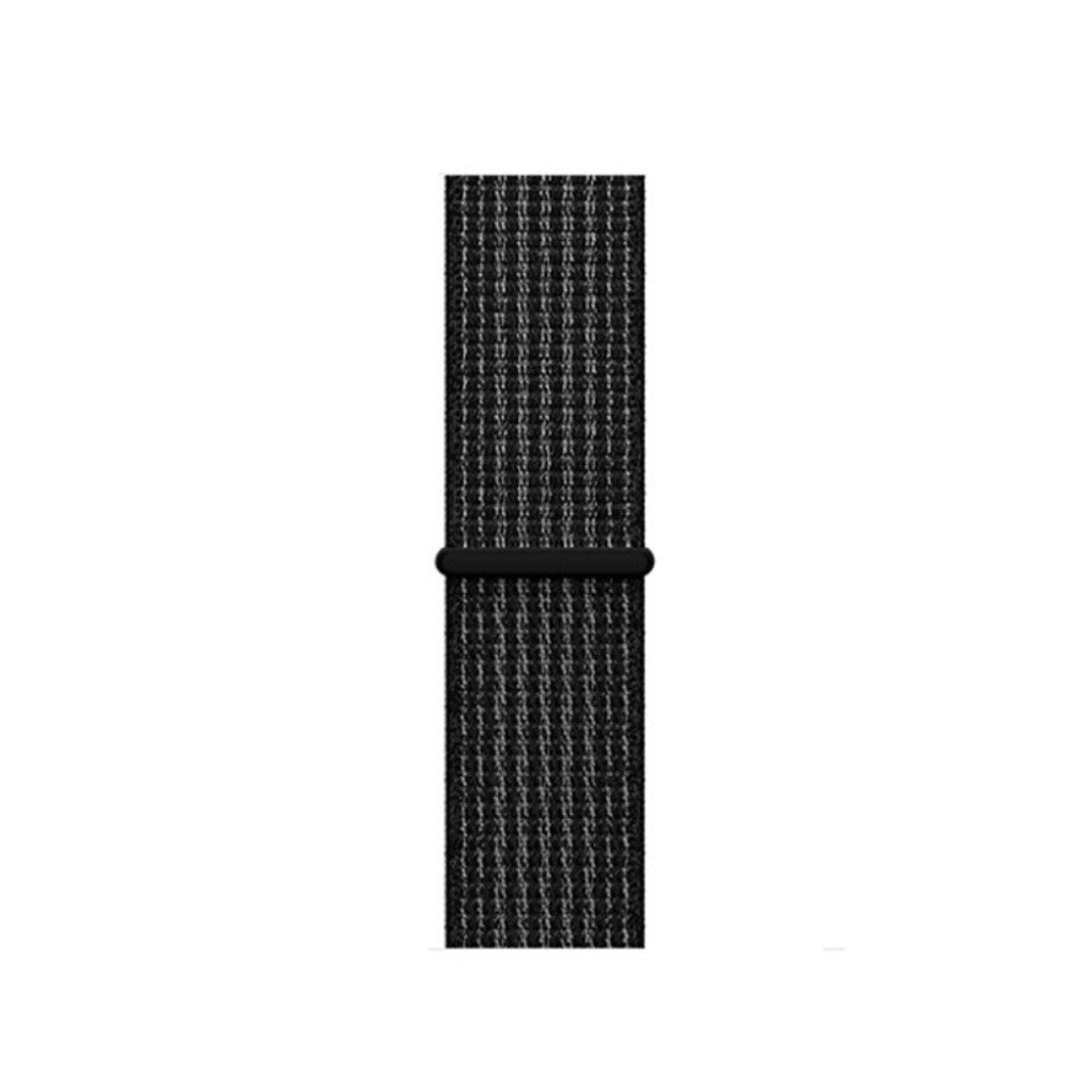 Vildt fantastisk Apple Watch Series 5 44mm Nylon Rem - Sort#serie_1