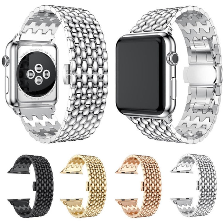 Skøn Apple Watch Series 5 44mm / Apple Watch 44mm Metal Rem - Guld#serie_2