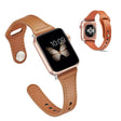 Correa de cuero auténtico para Apple Watch Series 6 / 5 44mm 