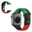 Correa de reloj de silicona de tres colores Apple Watch Series 6 / 5 44 mm 