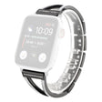 Correa de acero inoxidable con diamantes de imitación para Apple Watch Series 6 / 5 44mm 