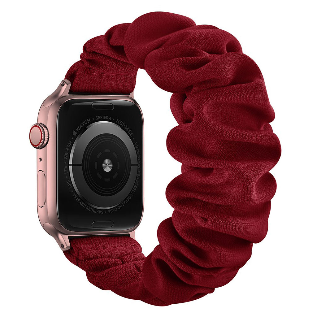  Apple Watch Series 6 44mm / Apple Watch Series 5 44mm Nylon Rem - Størrelse: L - Rød#serie_9