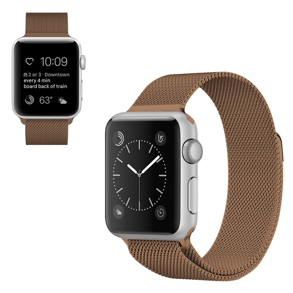  Apple Watch Series 6 44mm / Apple Watch Series 5 44mm Metal Rem - Brun#serie_14