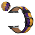 Apple Watch 42mm / 44mm correa de reloj de cuero de doble color - 44mm correa de reloj de cuero de doble color 