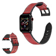Correa de reloj Apple Watch Series 6 / 5 de 40 mm de silicona + recubrimiento de cuero 