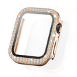 Funda decorativa de strass para Apple Watch 40 mm + cristal templado 