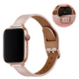 Apple Watch 42mm - 44mm correa de reloj única de cuero auténtico - 44mm correa de reloj única de cuero auténtico 