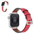Apple Watch 42 mm - 44 mm correa de reloj sencilla de cuero auténtico - 44 mm correa de reloj sencilla de cuero auténtico 