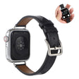 Apple Watch 42mm - 44mm correa de reloj de piel con diseño de rosca - 44mm correa de reloj de piel con diseño de rosca 