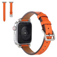 Apple Watch 42mm - 44mm correa de reloj de piel sencilla con decoración de cuentas - 44mm correa de reloj de piel sencilla con decoración de cuentas 