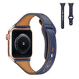 Apple Watch 42 mm - 44 mm correa de reloj de cuero auténtico con diseño de remaches - 44 mm correa de reloj de cuero auténtico con diseño de remaches 