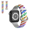 Apple Watch 42mm - 44mm correa de reloj de silicona con giro de color único - 44mm correa de reloj de silicona con giro de color único 