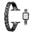 Muy Resistente Apple Smartwatch Metal Y Estrás Universal Correa Reloj