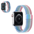 Apple Watch 42mm - 44mm correa de reloj línea arco iris - 44mm correa de reloj línea arco iris 