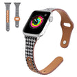 Apple Watch 42mm - 44mm correa de reloj de piel con diseño de forro - 44mm correa de reloj de piel con diseño de forro 