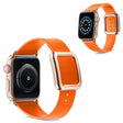 Apple Watch 42 mm - 44 mm correa de reloj de piel de microfibra + hebilla de acero inoxidable - 44 mm correa de reloj de piel de microfibra + hebilla de acero inoxidable 