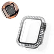 Funda decorativa de strass para Apple Watch 44 mm + cristal templado 