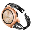 Correa de reloj de aleación con brillantitos en forma de X universal de 20 mm 
