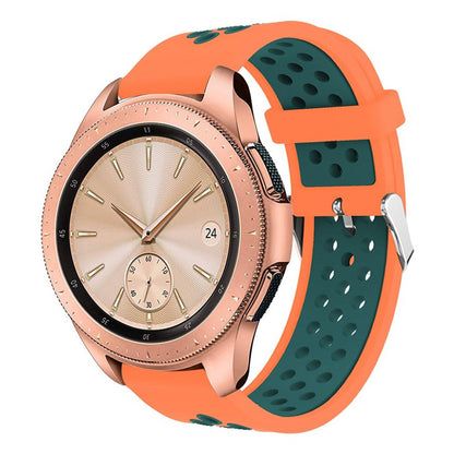 Pænt Samsung Galaxy Watch (42mm) Silikone Rem - Flerfarvet#serie_7