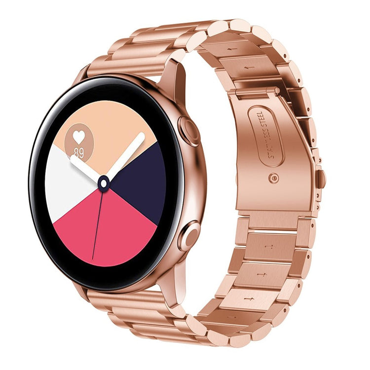 Mega holdbart Samsung Galaxy Watch Active Metal Rem - Pink#serie_3