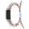 Samsung Galaxy Fit e correa de reloj trenzada con decoración de perlas 
