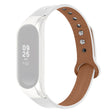 Correa de reloj de piel de vacuno Samsung Galaxy Fit e con cubierta plateada 