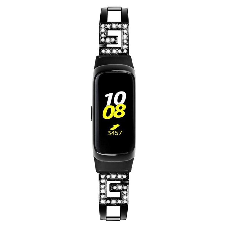 Rigtigt fantastisk Samsung Galaxy Fit Metal og Rhinsten Rem - Sort#serie_1