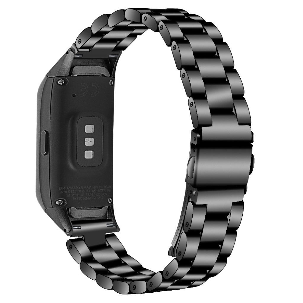 Meget fed Samsung Galaxy Fit Metal Rem - Sort#serie_1