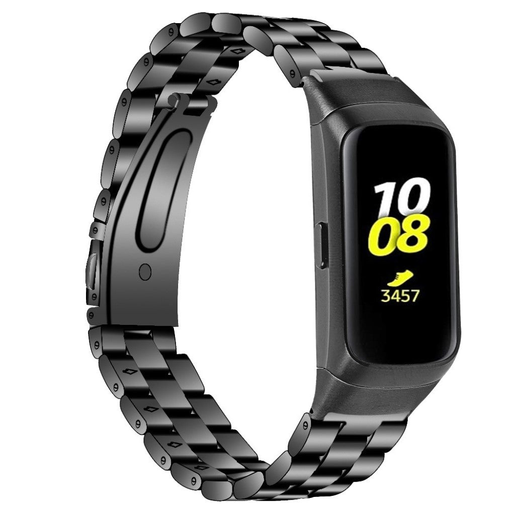 Meget fed Samsung Galaxy Fit Metal Rem - Sort#serie_1