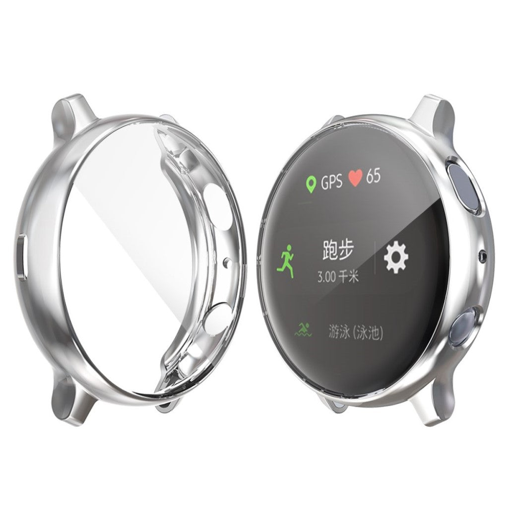 Meget Godt Samsung Galaxy Watch Active 2 - 44mm Silikone Cover - Sølv#serie_2