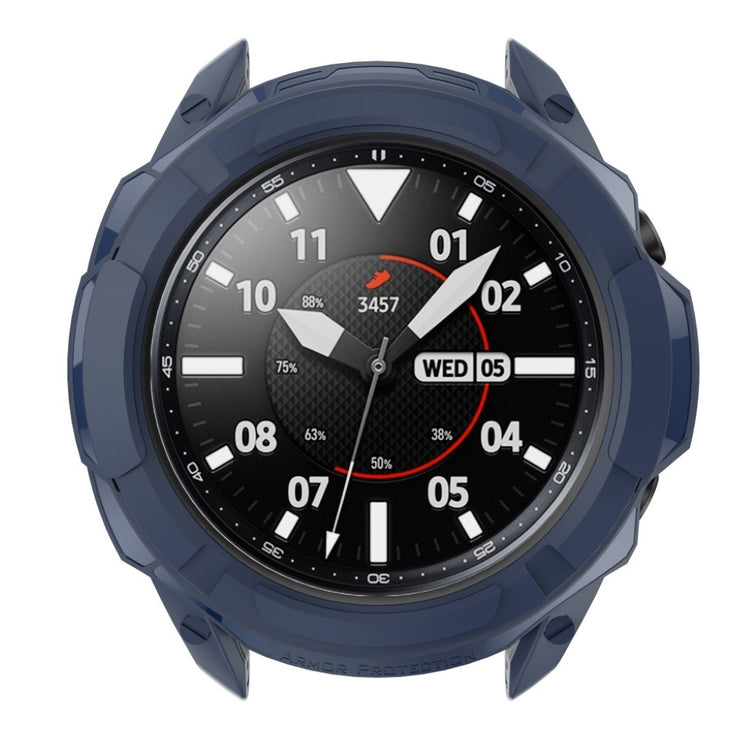 Samsung Galaxy Watch 3 (45mm) Beskyttende Silikone Bumper  - Blå#serie_4