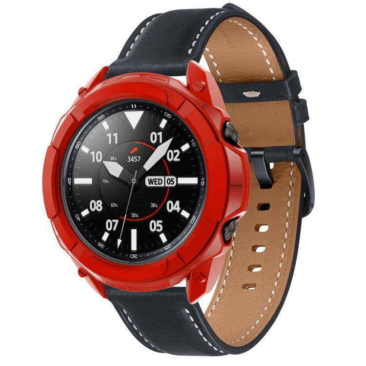 Samsung Galaxy Watch 3 (45mm)  Silikone Bumper  - Rød#serie_1