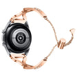 Correa de reloj de acero inoxidable con decoración de pedrería de 22 mm Samsung Galaxy Watch 3 (45 mm) / Watch (46 mm) 