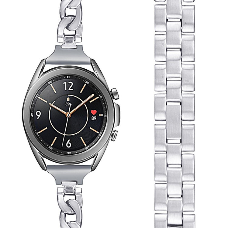 Fremragende Samsung Galaxy Watch 3 (41mm) Metal Rem - Sølv#serie_2