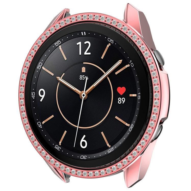 Samsung Galaxy Watch 3 (41mm)  Plastik og Rhinsten Bumper  - Pink#serie_2