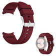 Correa de reloj de silicona sencilla para el dispositivo Samsung Watch 4 