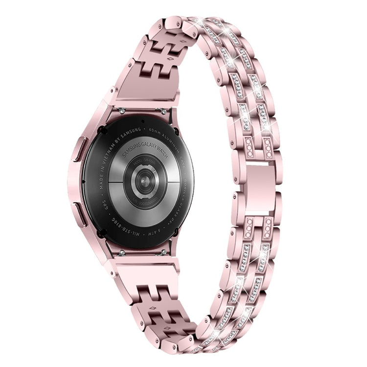 Tidsløst Universal Samsung Metal og  Rhinsten Urrem - Pink#serie_3