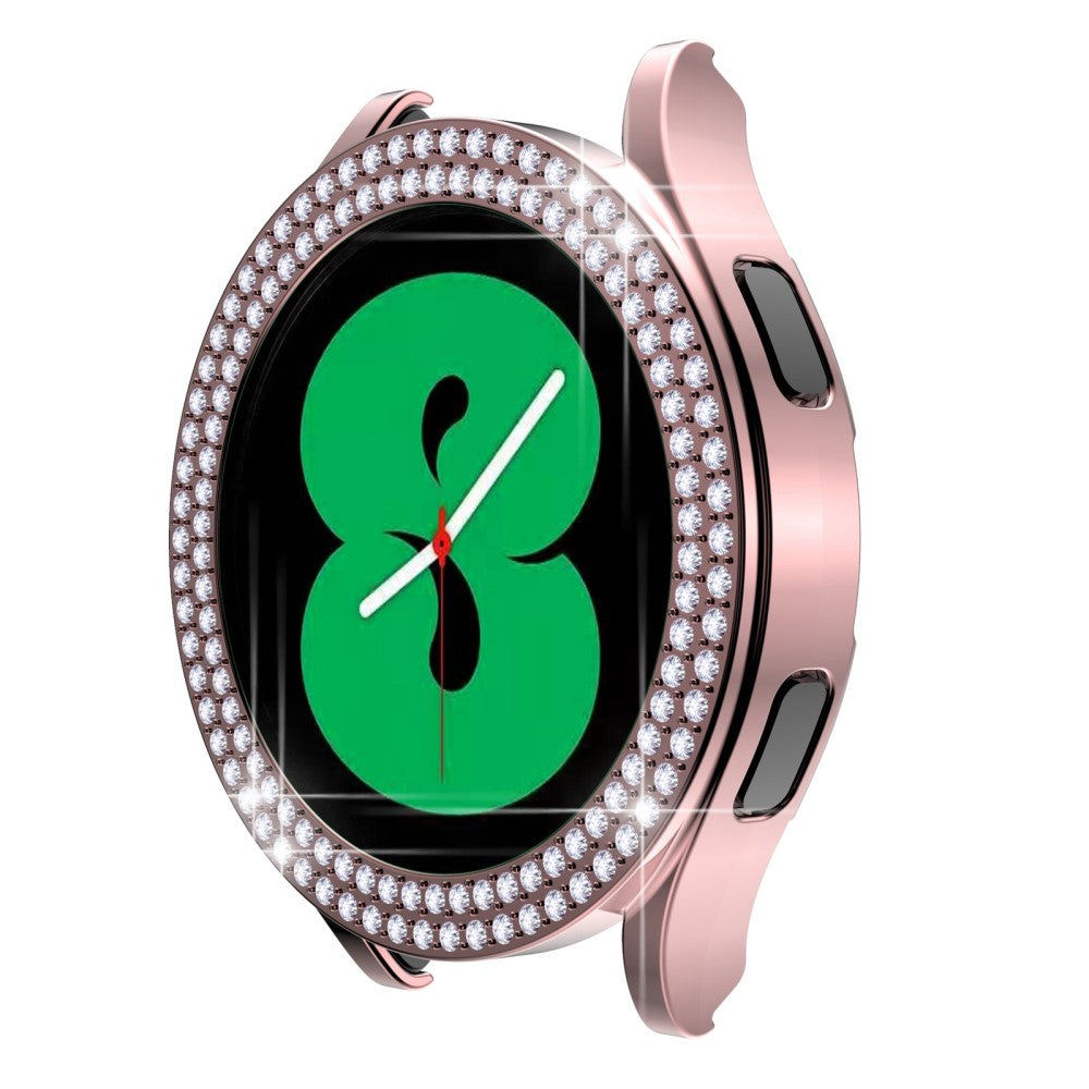 Samsung Galaxy Watch 5 (44mm)  Plastik og Rhinsten Bumper  - Pink#serie_1