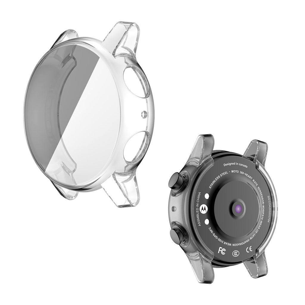 Gennemsigtig Motorola Moto 360 (3rd Gen) Silikone Cover#serie_1