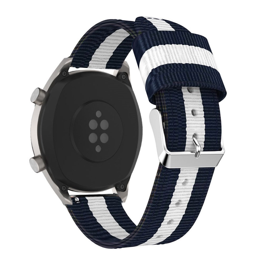Super holdbart Huawei Watch GT Nylon Rem - Blå#serie_4