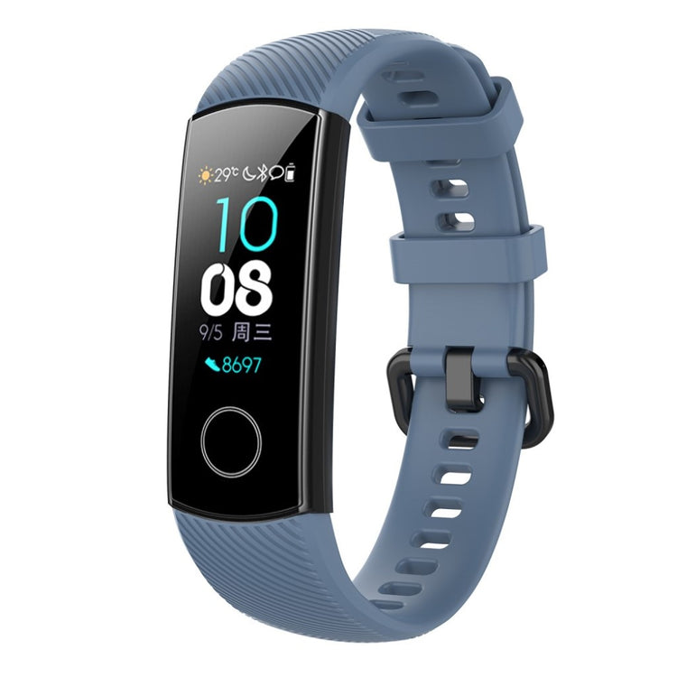 Vildt fint Huawei Honor Band 4 Silikone Rem - Blå#serie_10