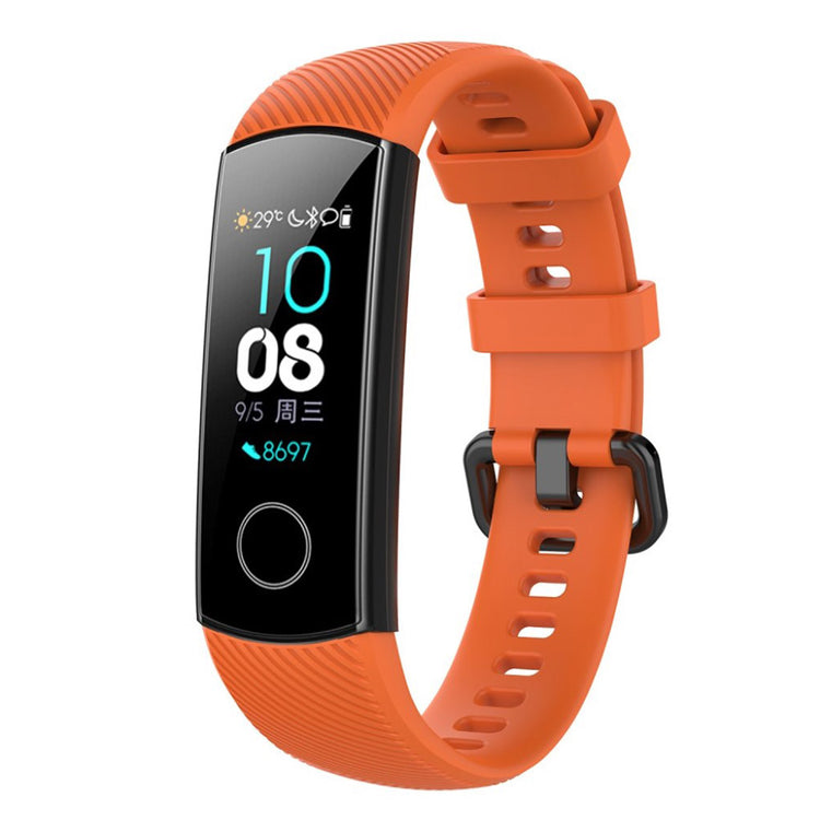 Vildt fint Huawei Honor Band 4 Silikone Rem - Orange#serie_4