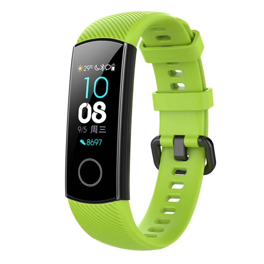 Vildt fint Huawei Honor Band 4 Silikone Rem - Grøn#serie_5