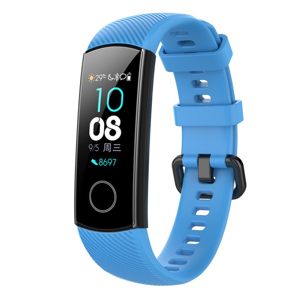 Vildt fint Huawei Honor Band 4 Silikone Rem - Blå#serie_7