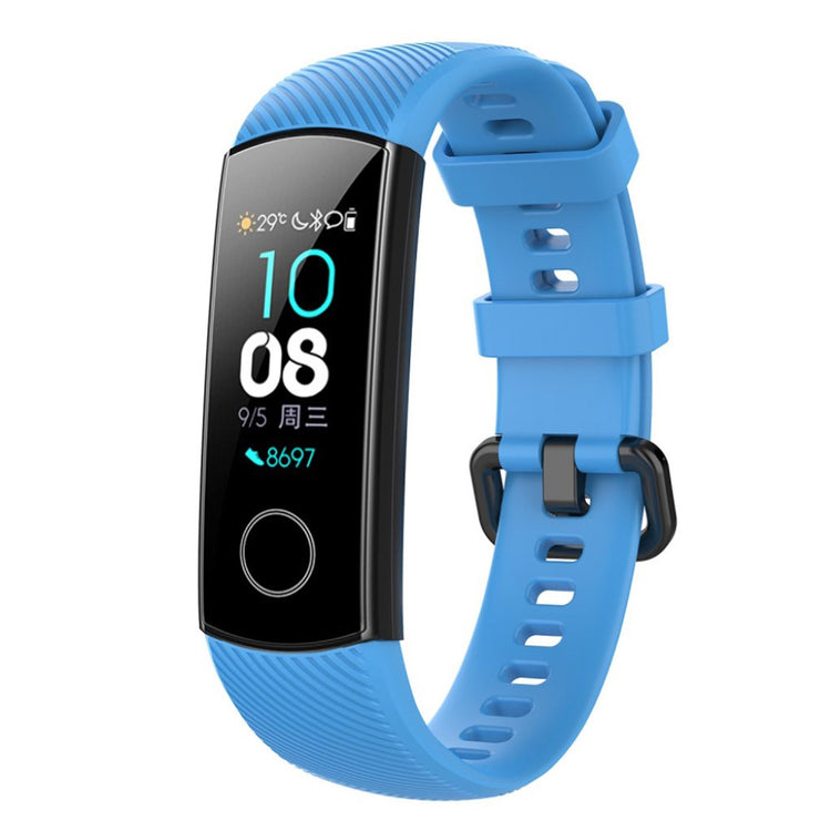 Vildt fint Huawei Honor Band 4 Silikone Rem - Blå#serie_7