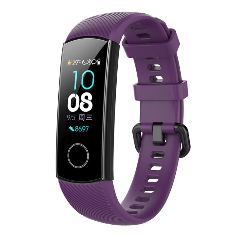 Vildt fint Huawei Honor Band 4 Silikone Rem - Lilla#serie_9