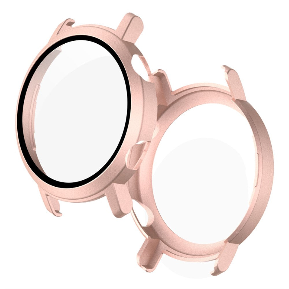 Meget Flot Huawei Watch GT 2 42mm Cover med Skærmbeskytter i Plastik og Hærdet Glas - Pink#serie_7