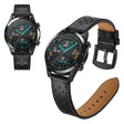 Correa de cuero auténtico para reloj Huawei Watch GT 2 de 46 mm con diseño de agujeros 
