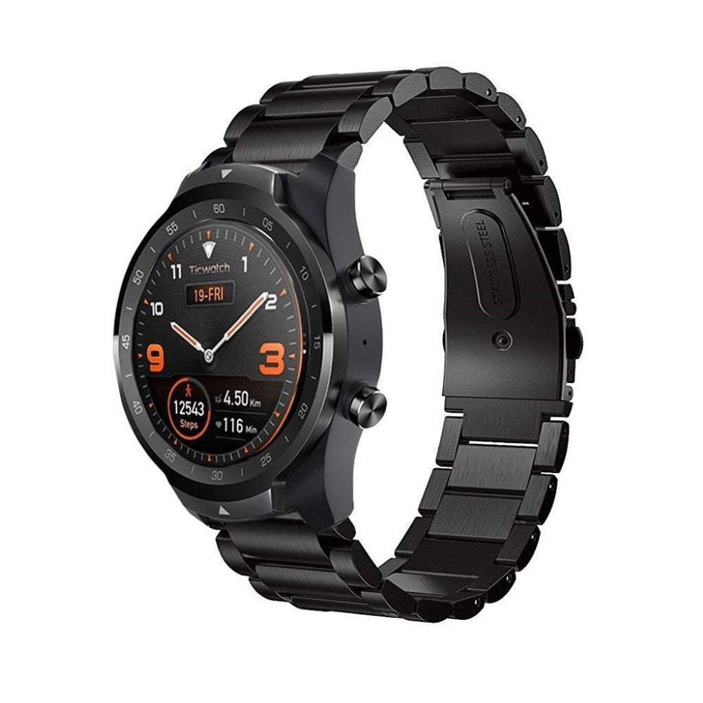 Meget fed Huawei Watch GT 2 46mm Metal Rem - Sort#serie_1