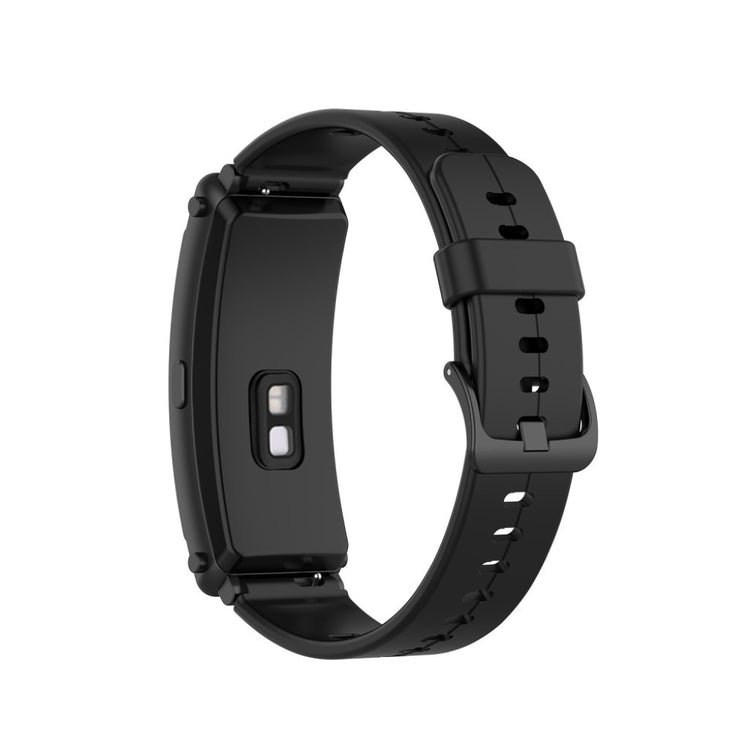 Fint Huawei TalkBand B6 / Huawei TalkBand B3 Silikone Rem - Sort#serie_1